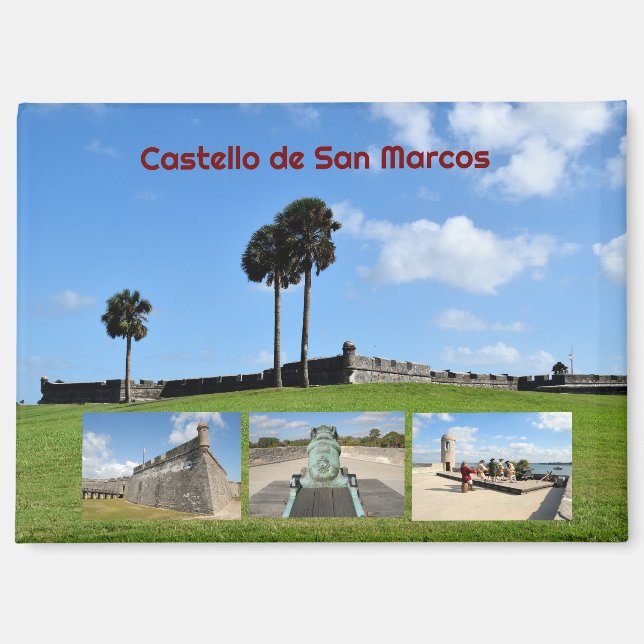 Castello de San Marcos Magnet (Vorderseite)