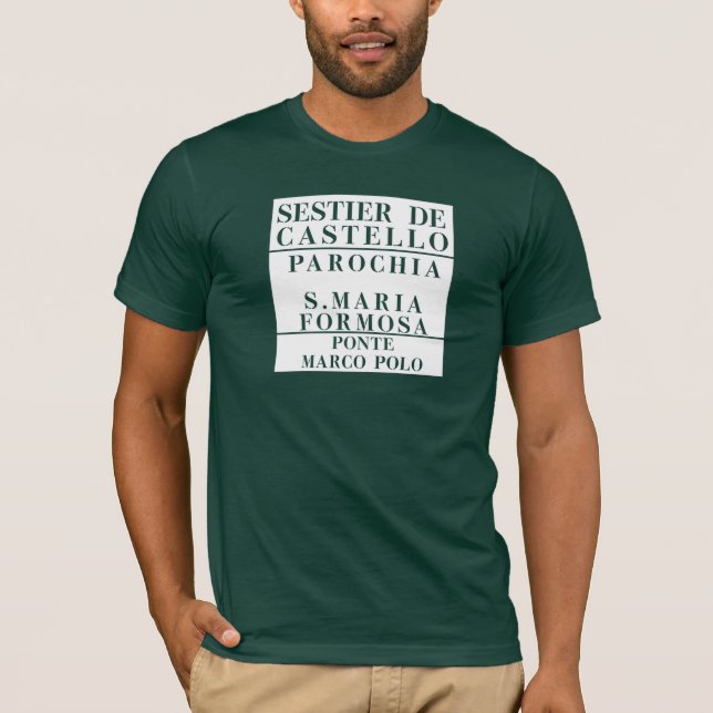 Castello-Formosa-Marco Polo, Venedig, Straße T-Shirt (Vorderseite)