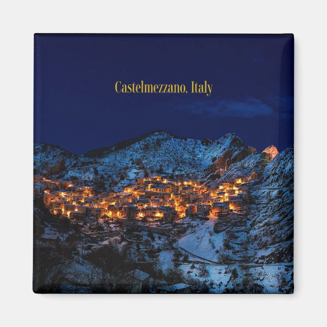 Castelmezzano, Italien Magnet (Vorne)