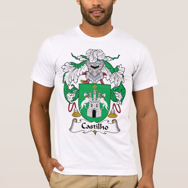 Castilho Familienwappen T-Shirt (Vorderseite)