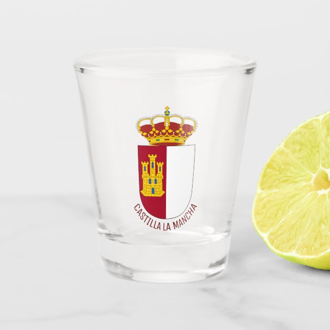 Castilla La Mancha - Spanien Schnapsglas (Vorderseite)