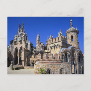 Castillo Colomares, Benalmadena pueblo, Spanien Postkarte