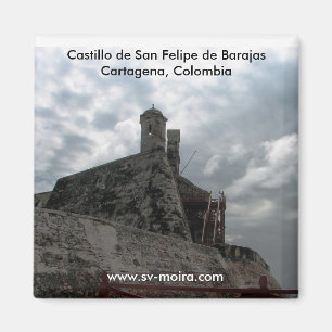Castillo de San Felipe de Barajas Cartagena, Colom Magnet
