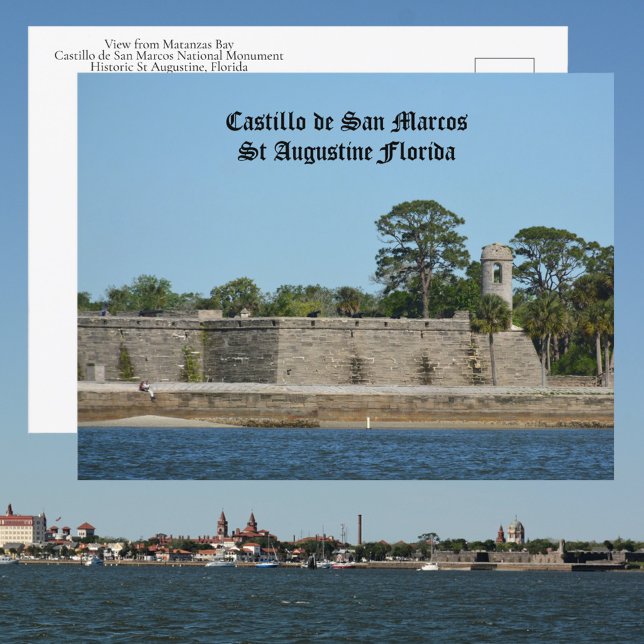 Castillo de San Marcos Historic St Augustine FL Postkarte (Von Creator hochgeladen)