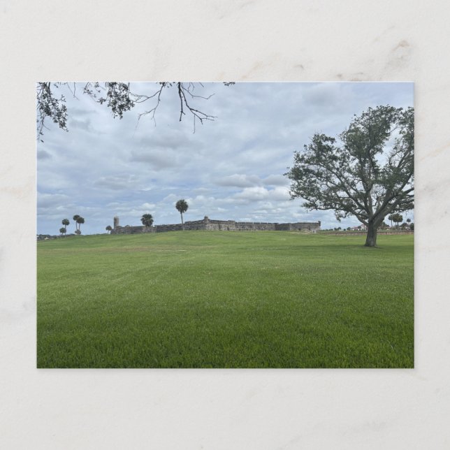 Castillo de San Marcos (Historisches Fort) Postkarte (Vorderseite)