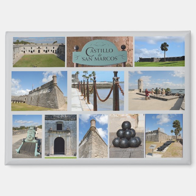 Castillo de San Marcos Magnet (Vorderseite)