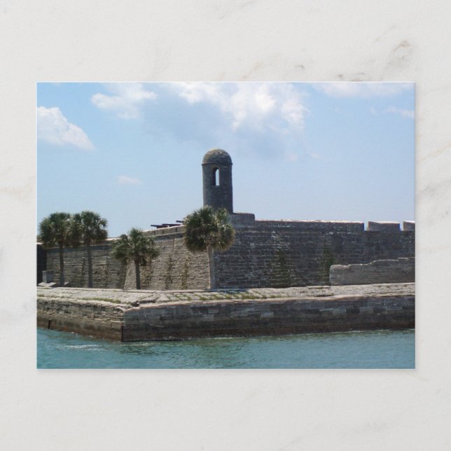 Castillo de San Marcos Postkarte (Vorderseite)