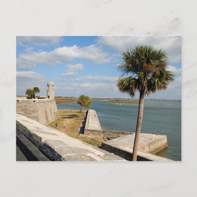 Castillo de San Marcos Postkarte (Vorderseite)