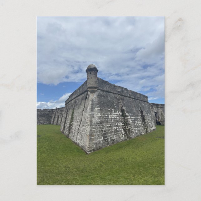 Castillo de San Marcos Postkarte (Vorderseite)