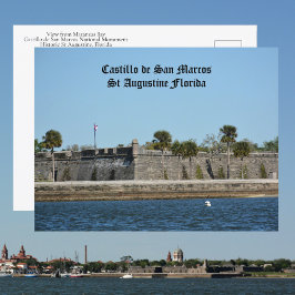 Castillo de San Marcos St Augustine FL Foto Postkarte