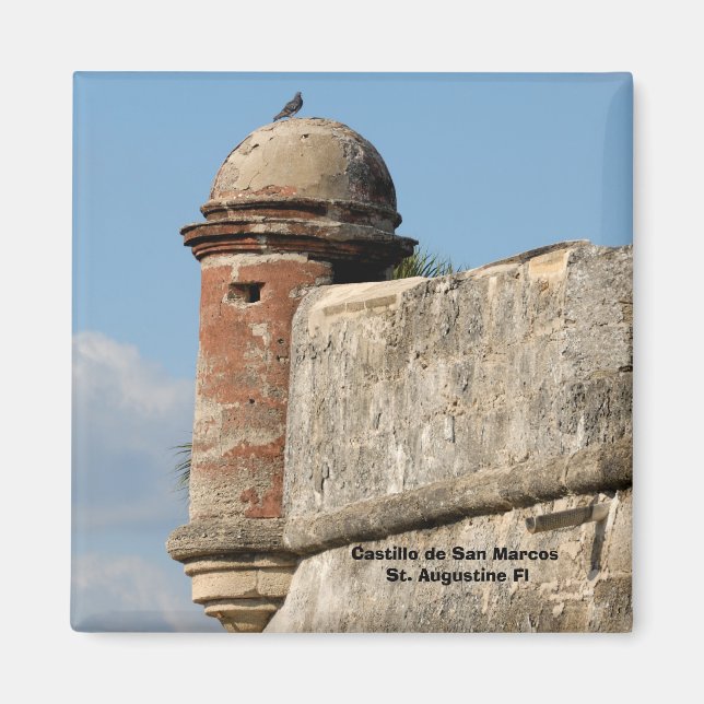 Castillo de San Marcos St. Augustine Fl Magnet (Vorne)