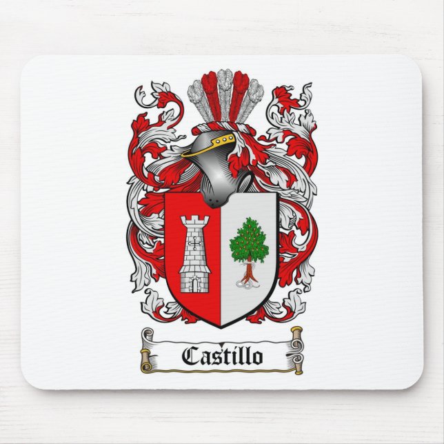 CASTILLO FAMILIENWAPPEN - CASTILLO WAPPEN MOUSEPAD (Vorne)