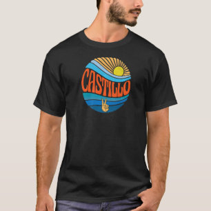 Castillo Hemd Vintage Sonnenuntergang Castillo Gro T-Shirt