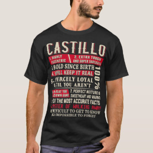 Castillo Name Gift Castillo  Castillo Surname  T-Shirt