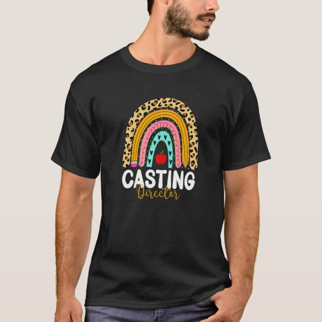Casting Director Rainbow News Media Production Com T-Shirt (Vorderseite)
