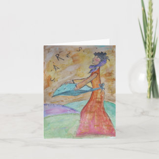 Casting interessiert sich Grußkarte Karte