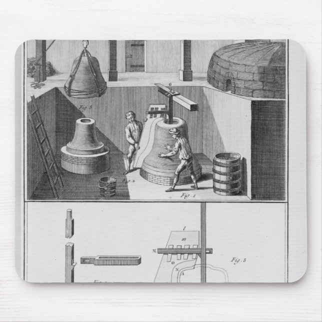 Castingglocken, Illustration von 'Encyclopedia Mousepad (Vorne)