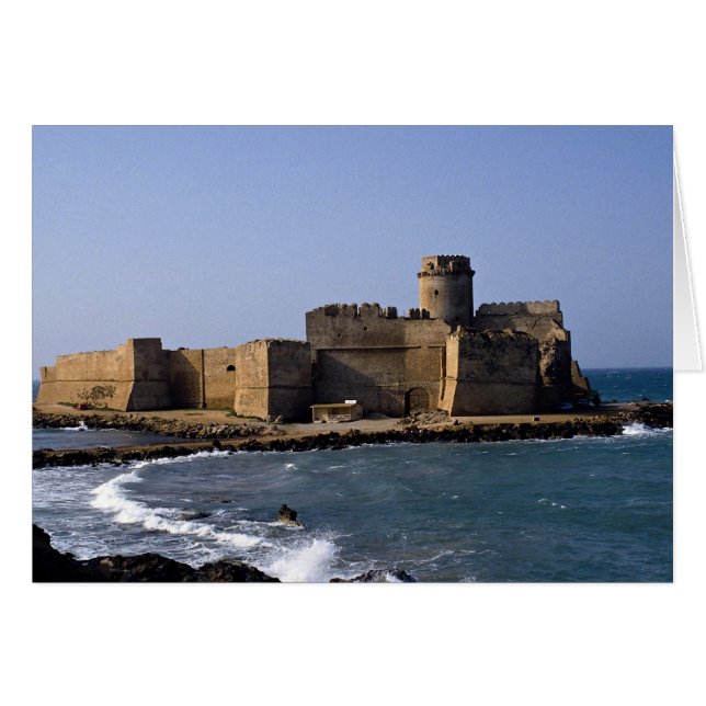 Castle Aragonese, Kalabrien, Italien (Vorderseite (Horizontal))