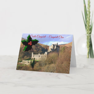 Castle Campbell - Campbell Clan Weihnachtskarte Karte