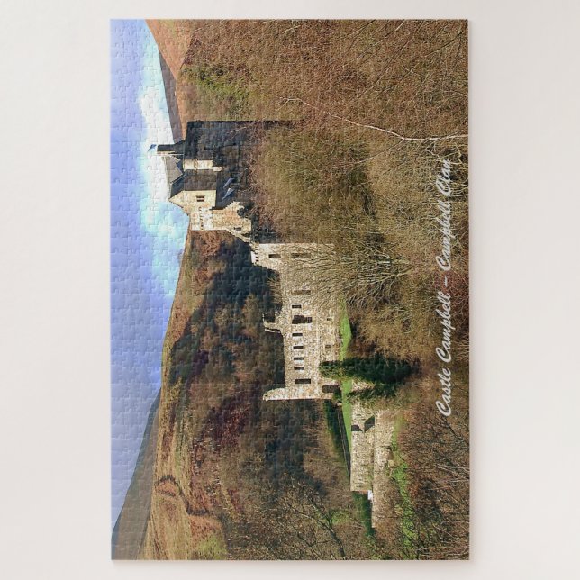 Castle Campbell - Schottischer Campbell Clan Puzzle (Vertikal)