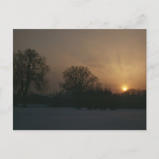 Castle Charlottenhof, Sunset Postkarte (Vorderseite)