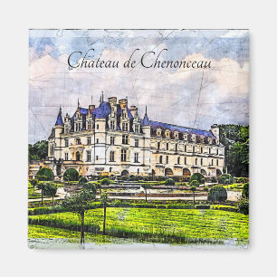 Castle Chenonceau. France. Magnet