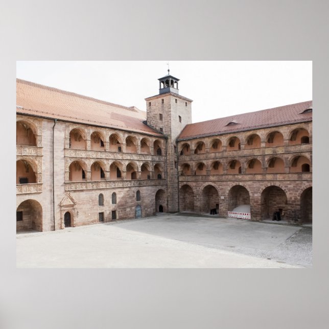 Castle Courtyard Poster (Vorne)