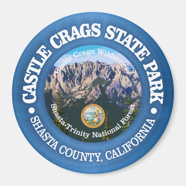 Castle Crags SP Magnet (Vorne)