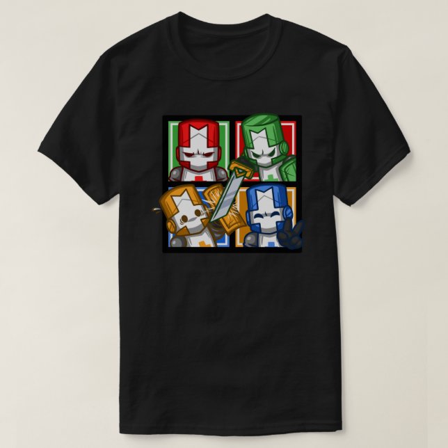 Castle Crashers Vier-Quadrat Essential T - Shirt.p T-Shirt (Design vorne)
