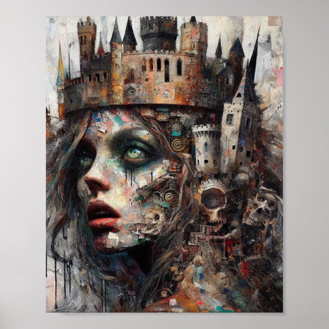 Castle Crown Woman Poster (Vorne)