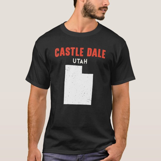 Castle Dale Utah USA Staat America Travel Utahan T-Shirt (Vorderseite)