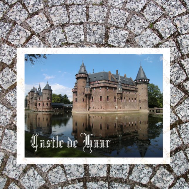 Castle de Haar, Utrecht, Niederlande Postkarte (Von Creator hochgeladen)