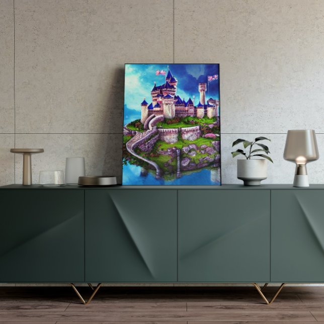 Castle Digital Fantasy Art Poster #02 (Von Creator hochgeladen)