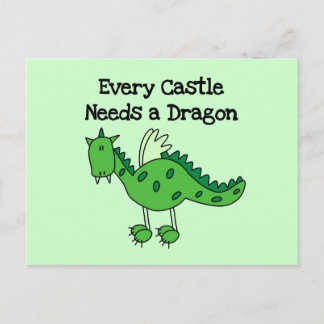 Castle Dragon Postkarte