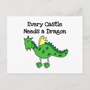 Castle Dragon Postkarte