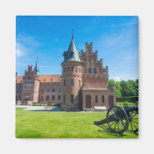 Castle Egeskov Landschaftlich Magnet (Vorne)