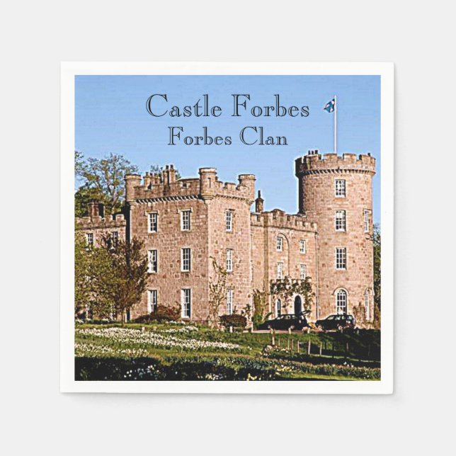 Castle Forbes - Forbes Clan Serviette (Vorderseite)