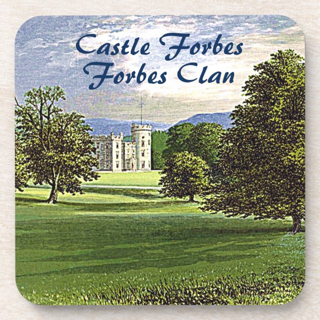 Castle Forbes - Forbes Clan Untersetzer (Vorderseite)