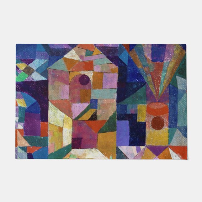 Castle Garden, Paul Klee Fußmatte (Vorderseite)