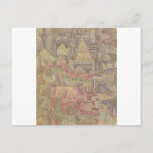Castle Garden von Paul Klee Postkarte (Vorderseite)