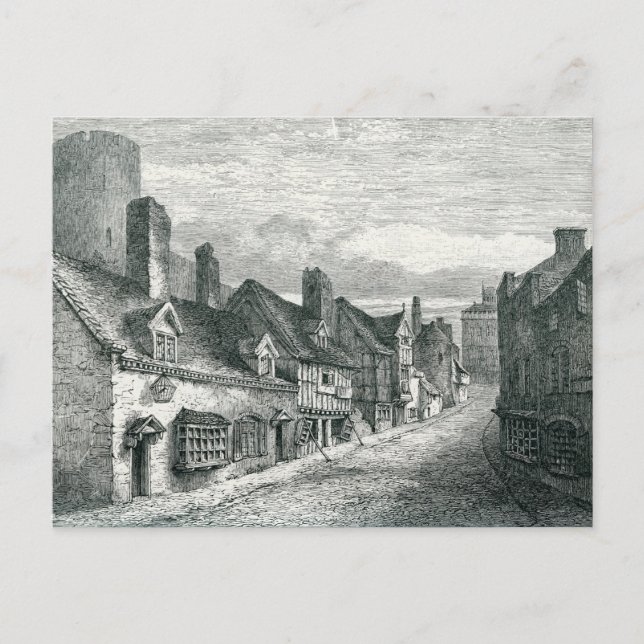Castle Gate, Shrewsbury Postkarte (Vorderseite)