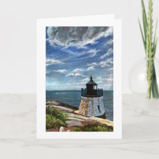 Castle Hill Lighthouse in Newport, RI Karte