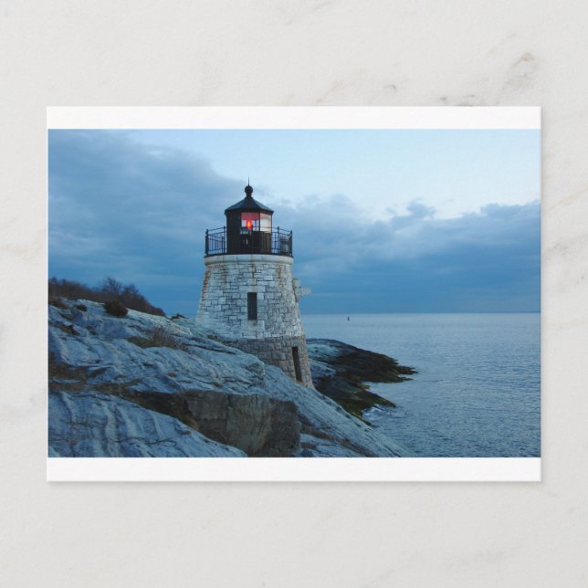 Castle Hill Lighthouse - Newport, RI-Karte Postkarte (Vorderseite)