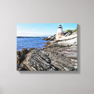 Castle Hill Lighthouse, Rhode Island Leinwanddruck