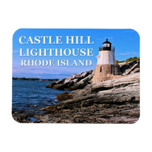 Castle Hill Lighthouse, Rhode Island Magnet
