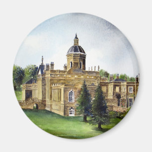 Castle Howard North Yorkshire Aquarellmalerei Magnet