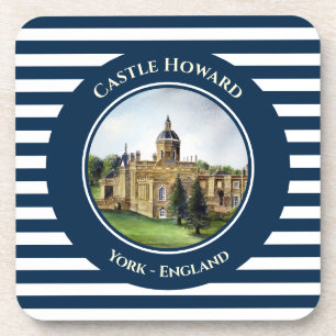 Castle Howard York England Aquarellmalerei Getränkeuntersetzer