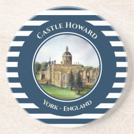 Castle Howard York England Aquarellmalerei Getränkeuntersetzer