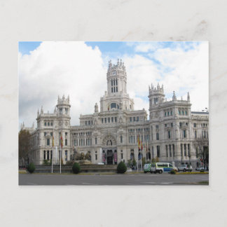 Castle in Madrid, Spain Postcard Postkarte