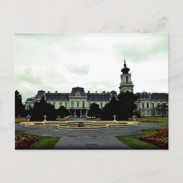 Castle Keszthely, Ungarn Postkarte (Vorderseite)